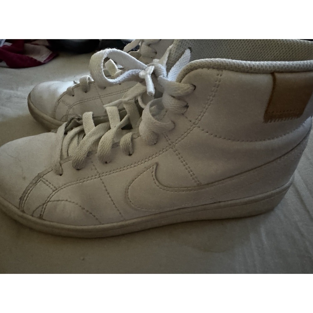 Women's Nike Court Royale 2 Mid Casual Shoe White Size 7.5 Good Condition A15